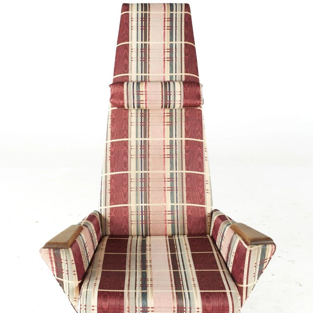 Adrian Pearsall for Craft Associates Mid Century Slim Jim Highback Lounge Chair - Pair For Sale - Image 12 of 13