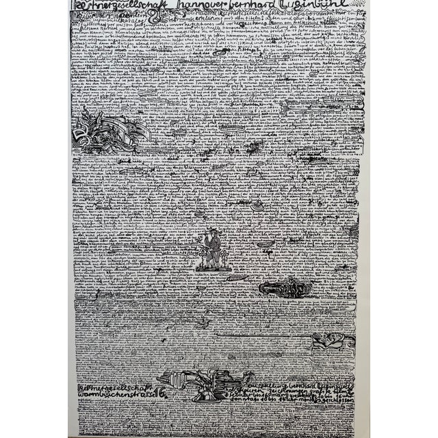 Bernhard Luginbühl, Kestnergesellschaft Hannover, c. 1990, Vintage Exhibition Poster Vintage exhibition poster and...