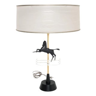 Mid Century Modern Horse Lamp For Sale