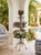 Vintage 3-Tier Dark Bronze Metal Plant Stand & Tiered Display Tower For Sale - Image 12 of 12