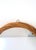 Wood Wicker Rattan Round Wall Mirror, Circa 1970s - 1980s For Sale - Image 7 of 9