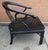 Mid 20th Century Ebonized Rosewood Ming Style Horseshoe Back Lounge Chair For Sale - Image 4 of 10