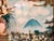Wood Balinese Spiritual Figures in a Surreal Painting by Indonesian Artist Kartika For Sale - Image 7 of 9