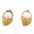 Metal 15mm Mabe Pearl & Diamond 14k Gold Retro Era Lever Back Earrings, Pair For Sale - Image 7 of 7