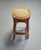 Bamboo Stools with Leather Seats, 1970s, Set of 3 For Sale - Image 10 of 15