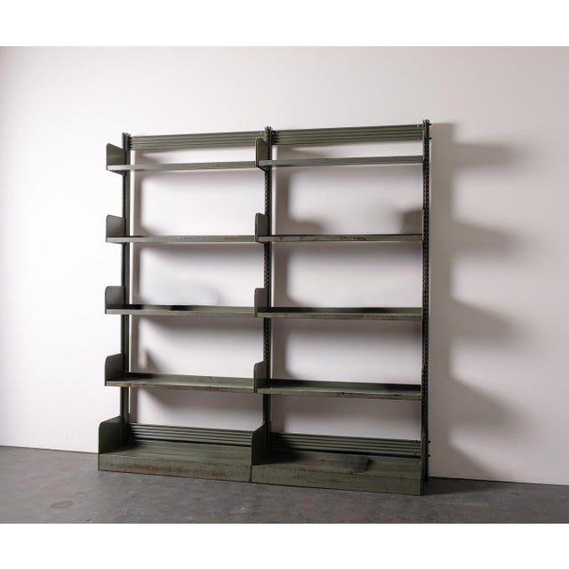 1960s Industrial Bookcase in Iron, 1960s For Sale - Image 5 of 13