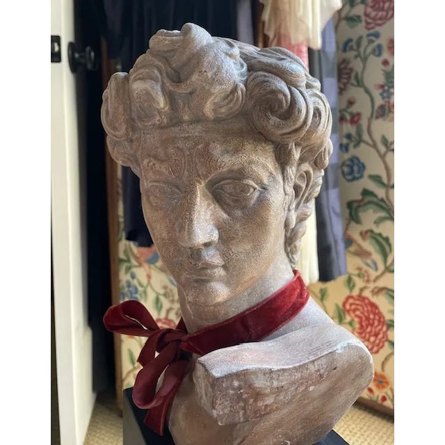 Sculpture Materials 1968 Austin Productions Bust of David For Sale - Image 7 of 8