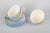 Large Savane Morning Cups with Matching Saucers from Gien, Set of 8 For Sale - Image 3 of 5