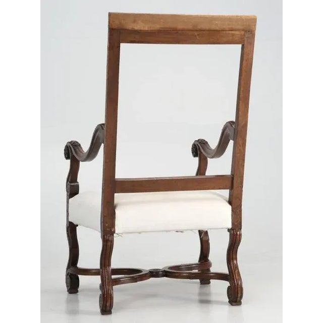 Antique Single French Armchair W/ Horsehair For Sale - Image 9 of 12