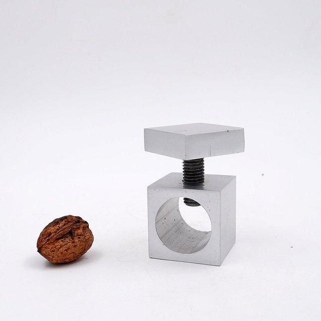 Metal Vintage Cast Aluminium Nut Cracker by Pierre Vandel, France, 1970s For Sale - Image 7 of 12