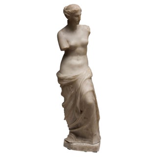 Carrara Marble Sculpture Copy of Venus de Milo, 1820s For Sale