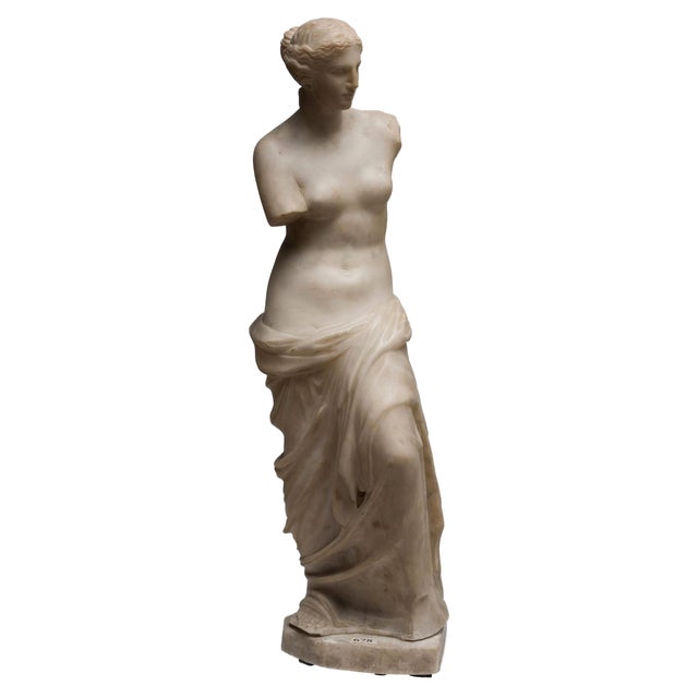 Carrara Marble Sculpture Copy of Venus de Milo, 1820s For Sale