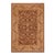 Oriental Ziegler Ocie Brown Tan Hand-Knotted Wool Rug - 6'2'' X 9'1'' For Sale