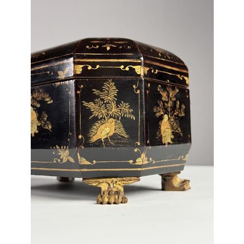 Chinese Export Style Tea Caddy For Sale - Image 11 of 16
