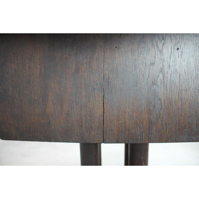 Antique English Quarter-Sawn Oak Envelope Games Table, 1900 For Sale - Image 18 of 18