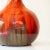 Red Brown Ceramic Floor Table Lamp with Lampshade attributed to R. Houben, 1970s For Sale - Image 4 of 12