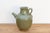 Vintage Crackle Green Pottery Jug For Sale - Image 4 of 8