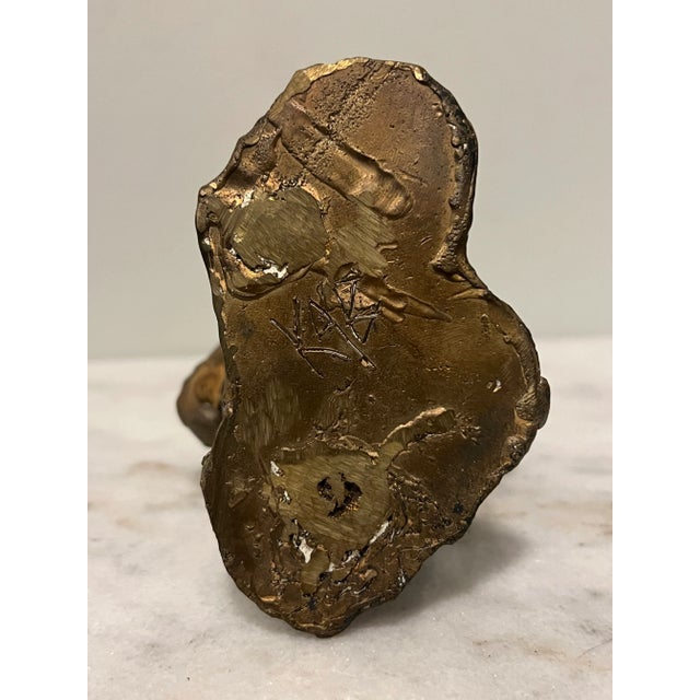 Mid 20th Century Mid 20th Century Abstract Figurative Female Bronze Sculpture For Sale - Image 5 of 5