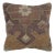Persian Pillow W/Oushak Rug Fragment - 1'4" X 1'4" For Sale