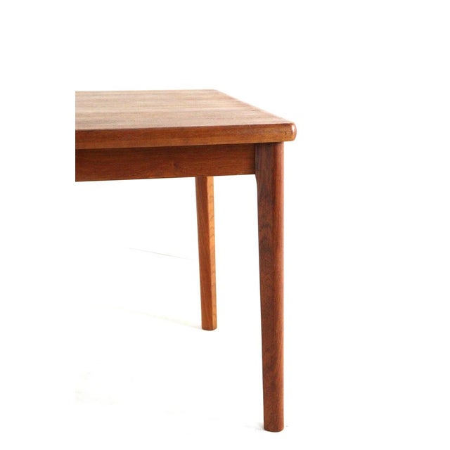 Large Rectangular Extendable Dining Table by Henning Kjaernulf for Vejle For Sale - Image 10 of 16
