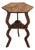 Antique Central European Hand-Carved Beech Side Table, 1890s For Sale