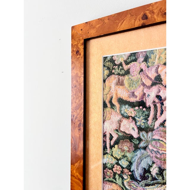 French Aubusson Style Safari Botanical Tapestry For Sale In Charleston - Image 6 of 8