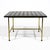 Mid-Century Modern Paul McCobb Brass Side or End Table with Uncommon Textured Top For Sale - Image 3 of 9