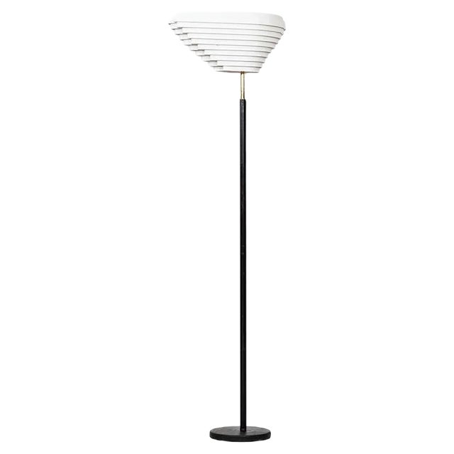 Model A805 Angel Floor Lamp by Alvar Aalto for Valaistustyö, 1950s For Sale