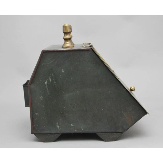 19th Century Metal Coal Box For Sale - Image 4 of 11