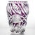 Structured Amethyst and Clear Crystal Vase from Baccarat, France, 1960s For Sale - Image 9 of 11