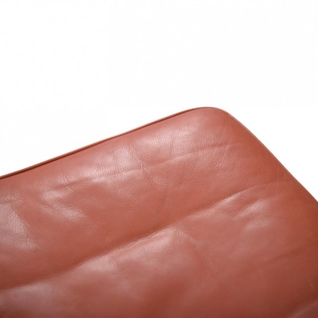 2202 Stool in Cognac Leather by Børge Mogensen, 1980s For Sale - Image 4 of 12