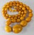 20th Century Butterscotch Egg Yolk Baltic Amber Bead Necklace For Sale In New York - Image 6 of 12
