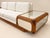 1970s 1970s Large Designer Sofa With Floating Side Tables, Split Pencil Reed For Sale - Image 5 of 13