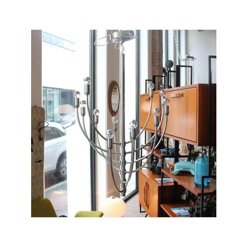 2000 - 2009 12-Light Chandelier by Vico Magistretti for Oluce, 2000s For Sale - Image 5 of 15