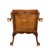 Vintage Henredon Banded Bookmatched Mahogany Claw Footed Accent End Table For Sale - Image 9 of 11