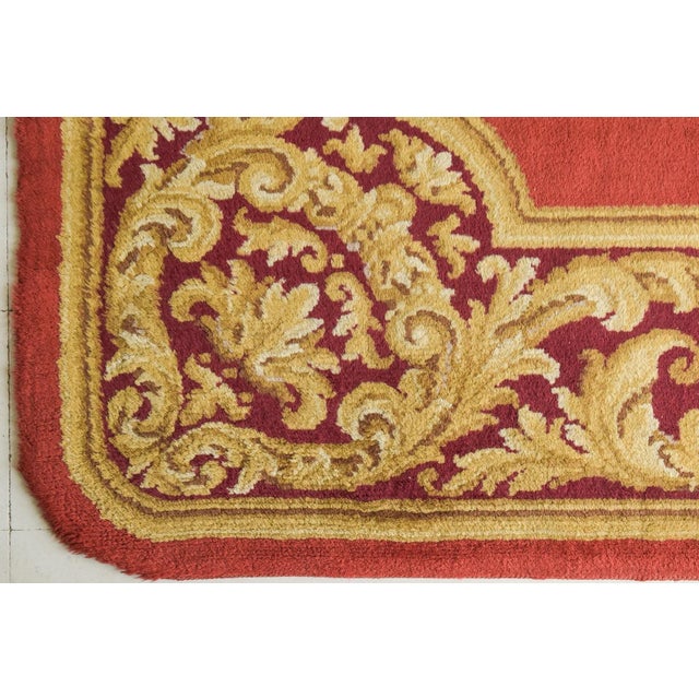 Large Vintage Handwoven Spanish Rug, 1950s For Sale - Image 10 of 14