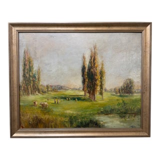 20th Century Oil on Canvas For Sale