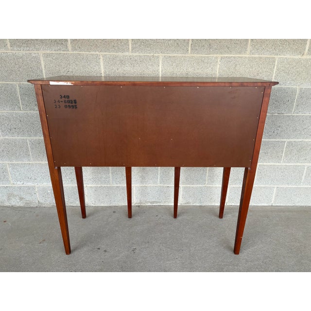 Wood Knob Creek Shaker Style 3 Drawer Cherry Sideboard - Buffet For Sale - Image 7 of 8