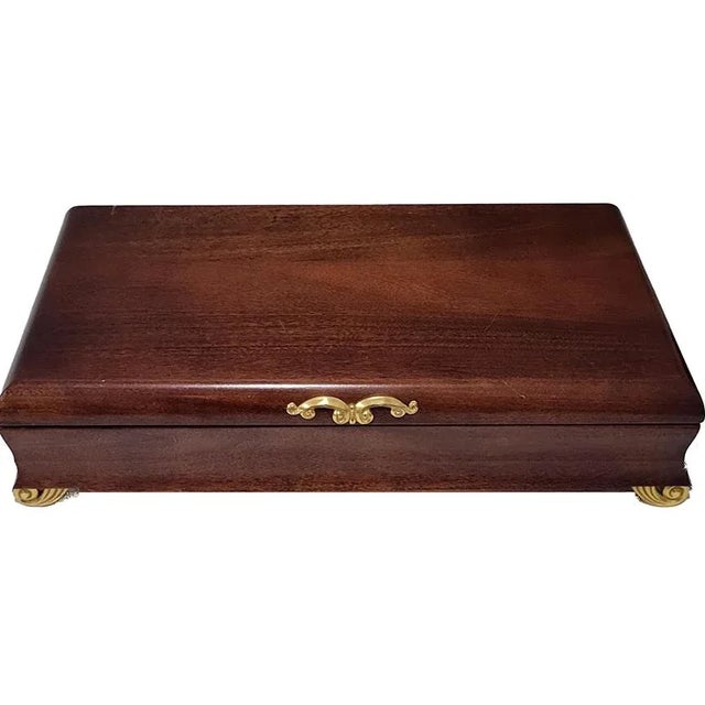 1950s Traditional South Seas Silverplate 1955) by Oneida Silver Flatware in Wooden Chest - 56 PCS For Sale - Image 12 of 15