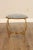 Gold Hollywood Regency Pair of Gilt Metal Rope Twist Stools For Sale - Image 8 of 13