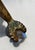 Late Victorian Claw-and-Glass-Ball Stool With Emerald Green Velvet Seat For Sale - Image 4 of 8