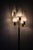 Scandinavian Modern Floor Lamp in Brass, Leather and Linen attributed to Hans Bergström, 1940s For Sale - Image 9 of 10