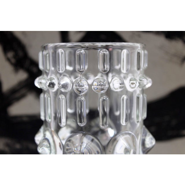 Vintage Vase by František Pečeny for Sklo Union, 1970s For Sale - Image 10 of 11