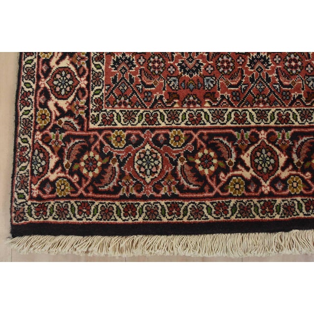 Fine Bidjar Runner 2’8” X 9’9” Red Wool Vintage Traditional Hand-Knotted Rug For Sale - Image 9 of 12