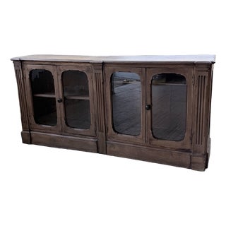 Oak Display Cabinet, 1920s For Sale