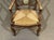 Louis XV Style Armchair in Beechwood with Straw Seat, 20th Century For Sale - Image 5 of 10