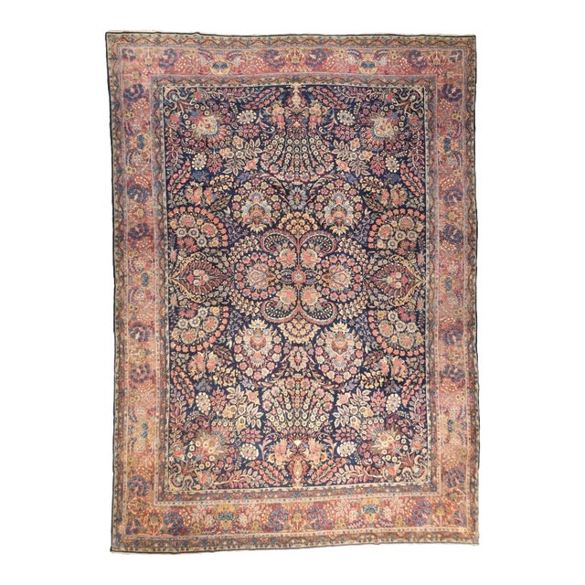 Antique Persian Kerman Rug 10'1'' x 14'3'' For Sale