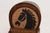 Vintage Western Set of Eight Horse Motif Coasters With Covered Wagon Carrier For Sale - Image 11 of 16