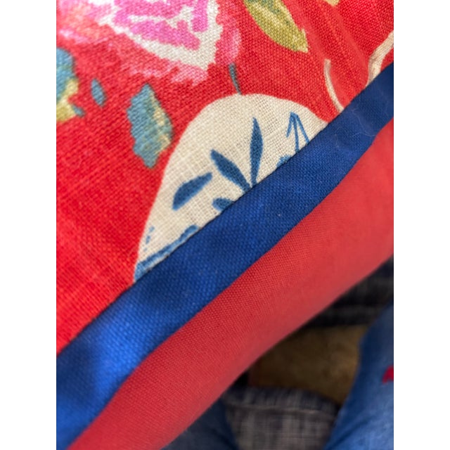 Chinoiserie Monkey Pattern Pillow For Sale - Image 3 of 6