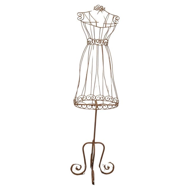 Art Deco Wire Work Shop Display Mannequin, 1940s For Sale - Image 11 of 11